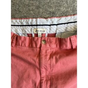 Peter Millar Crown Crafted Shorts Men's 36 Performance Stretch Golf Coral Casual